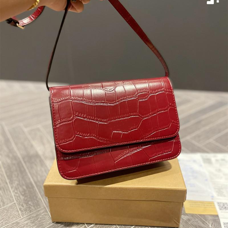 

shoulder bag handbag evening New Midnight Croc Bags White Gold Leather C letter Brynn Flap Crossbody Embossed Bright Jade Hidden Push Button Closure Brynn Handbags, Dust bag for free