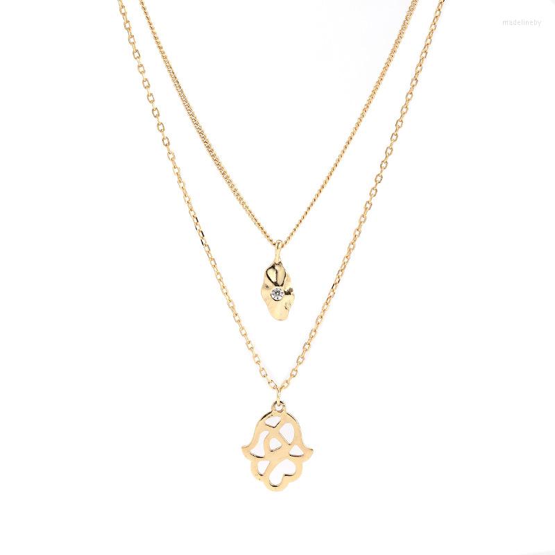 

Chains Fashion Simple Double Layer Necklace S925 Sterling Silver
