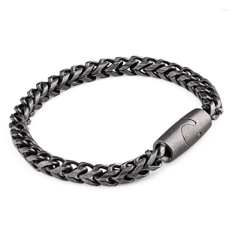 

Link Bracelets Dragons Bone Style Bracelet For Men Stainless Steel Fashion Jewelry