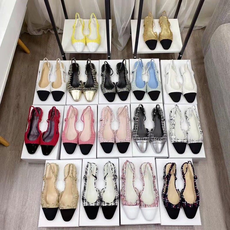 

Classic Designer Sandals Womens Wedding Summer Thick Heels Fashion Round Head Slides 100% Leather Platform Office Large Size Sandal, White black lines