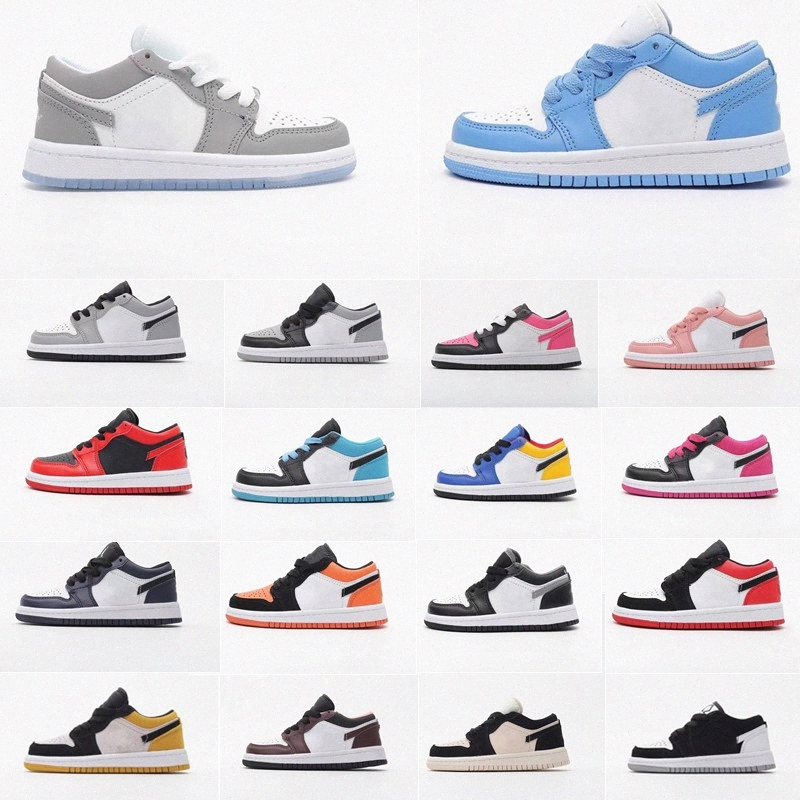

Basketball 1 Jumpman 1s Kids Shoes toddlers Infants Chicago Sneakers Children Royal Obsidian Kid Toddler Mid Baby Outdoor Shoe, No box