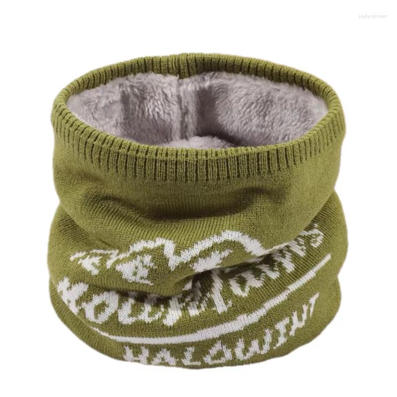 

Bandanas Lint Ring Scarf Women Winter Full Face Knitted Warm Plush Fashion Soft Woolen Yarn 2022