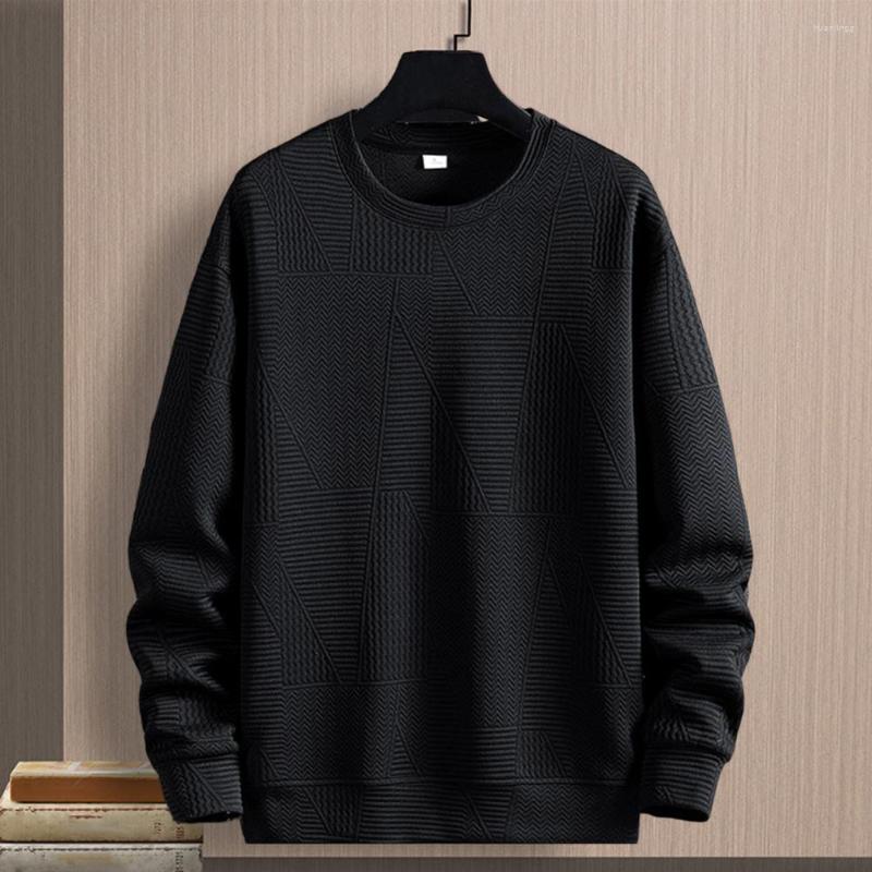 

Men's Sweaters Trendy Autumn Sweatshirt Loose Men Pullover Simple Style Spring Thermal, Black