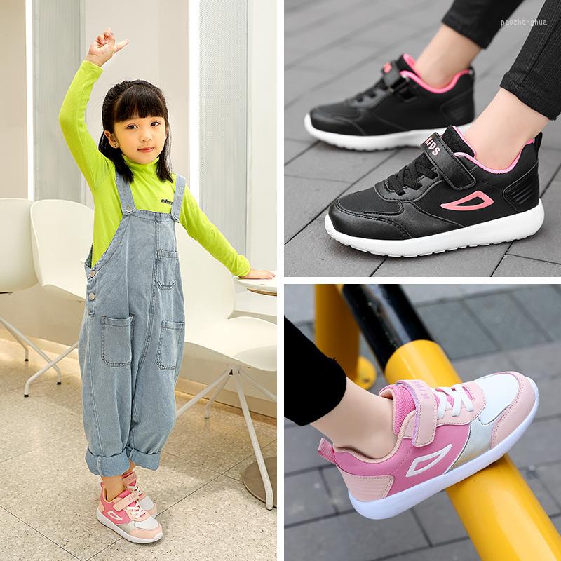 

Athletic Shoes Fanshion Children Casual Girl Sneakers Banner Sport Footwear Autumn Kids For Boy Light Cute Flat Boys, Pink