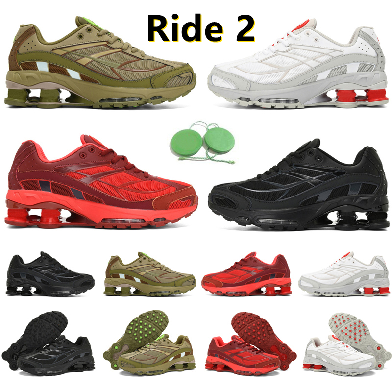 

Ride 2 2.0 Sp Men Running Shoes Sneaker Increasing Triple Black White Red Olive Green Mens Trainers Sports Sneakers, Color#1