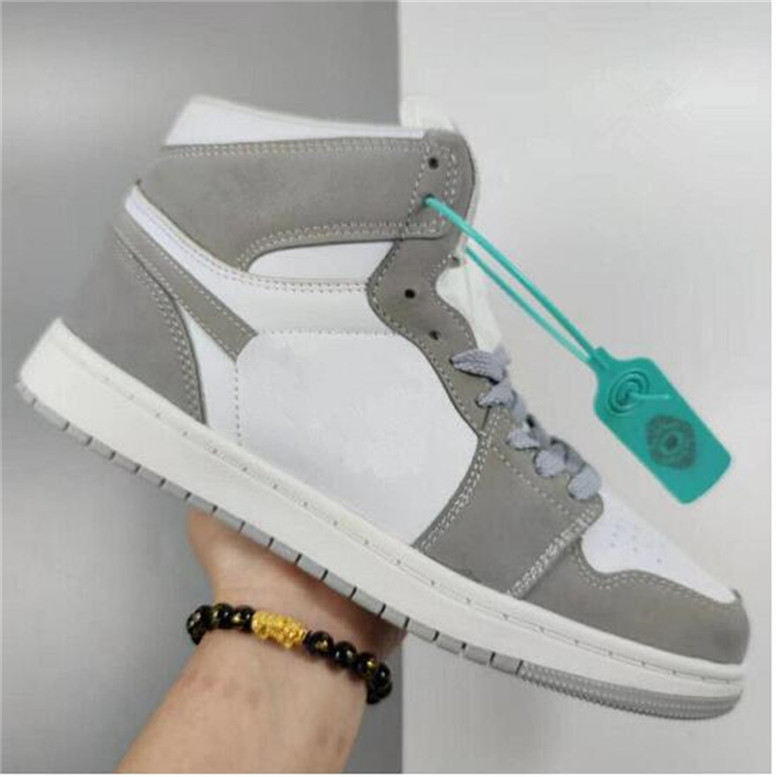 

2023 Wear-Resisting 1s Men Women Basketball Shoes High Top Casual Sports Shoes Fashion Non-slip Lace-up Leather Sneakers Trainers Unisex Zapatos 36-44, Green