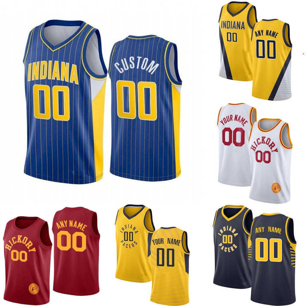 

Basketball Jersey Indiana''Pacers''Custom Mens Womens Youth 10 Kendall Brown 16 James Johnson 3 Chris Duarte 24 Buddy Hield 0 Tyrese Haliburton, Color