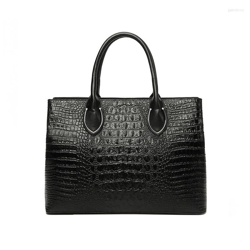 

Evening Bags Custom Crocodile Pattern Bag Women 2022 Fashion Handbag Versatile One Shoulder Messenger Casual Classic Ladies, Beige
