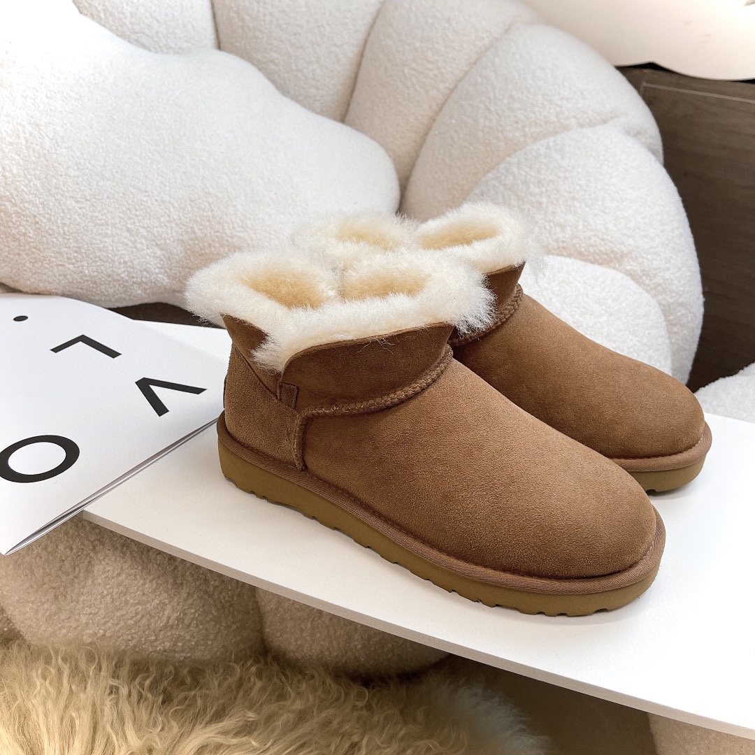 

Tazz tasman slipper Winter Classic australia Mini Boots 2022 Platform Snow Boot Button Matte Fur Suede Sheepskin Wool Blend Comfort Fall Designer Ankle Booties, Color4