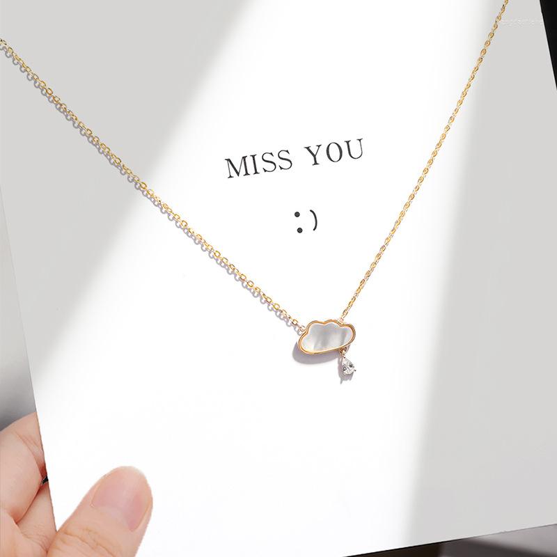 

Chains 925 Sterling Silver Cloud Necklace And Pendants For Women Chain