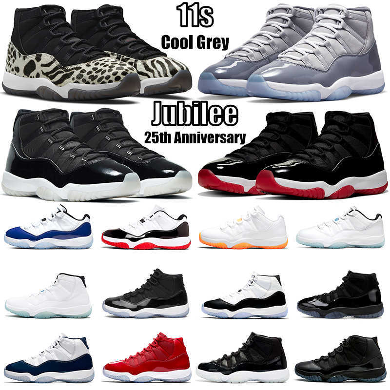 

Hotsale Jumpman 11 High Men Basketball Shoes 11s Cool Grey Animal Instinct Jubilee 25th Anniversary Bred Low Concord Cap and Gown Mens Women, Box