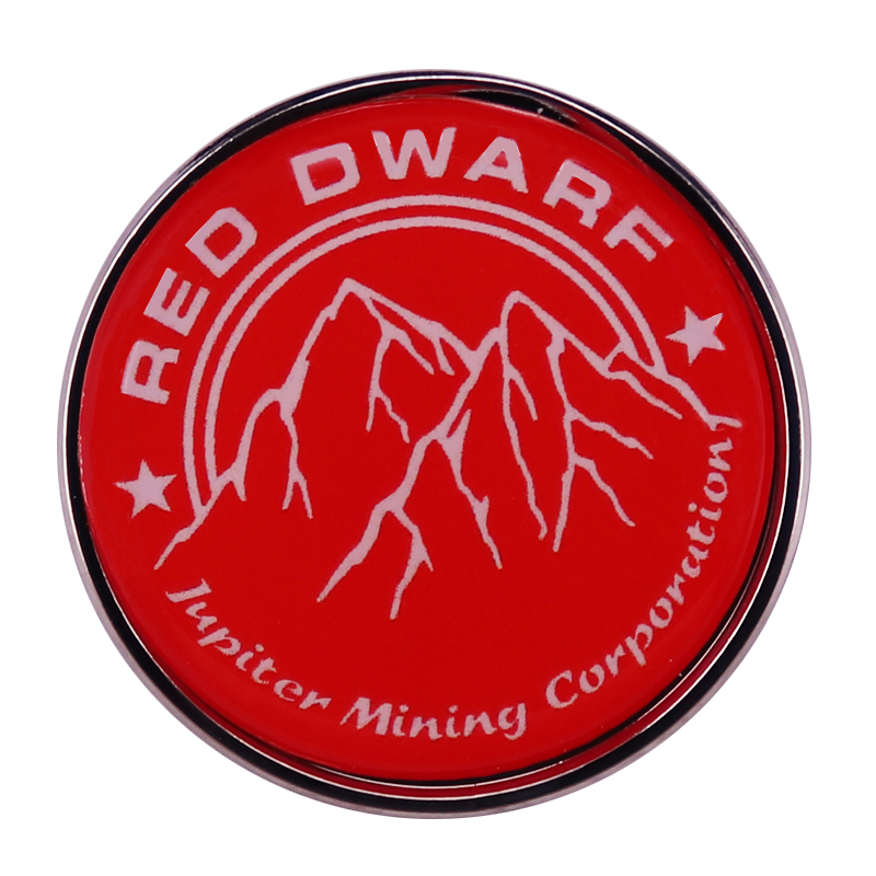 

Red-Dwarf Jupiter Mining Corporation Badge Sci-Fi TV Inspiration Badges, As picture