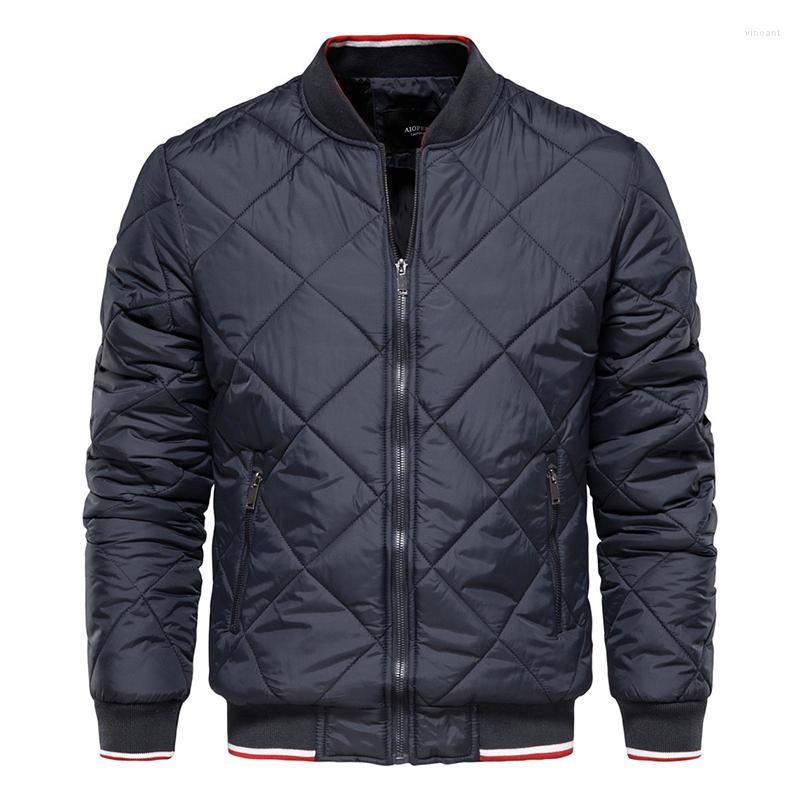 

Men's Jackets 2022 Winter Jacket Men Parka Coats Warm Coat Mens Solid Color Zipper Windproof Bomber For Clothing -5XL, Black