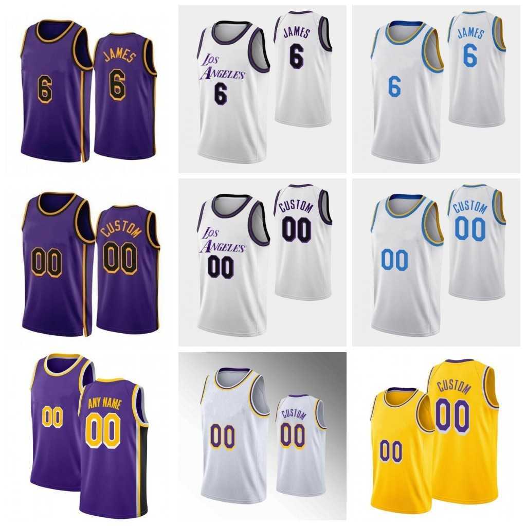 

Anthony 3 Davis 0 Russell Westbrook City Basketball Jersey Carmelo Anthony Wilt Chamberlain Jerry West Nunn Austin Reaves Blue Purple Retro Shirt 2022 2023 Jerseys, As