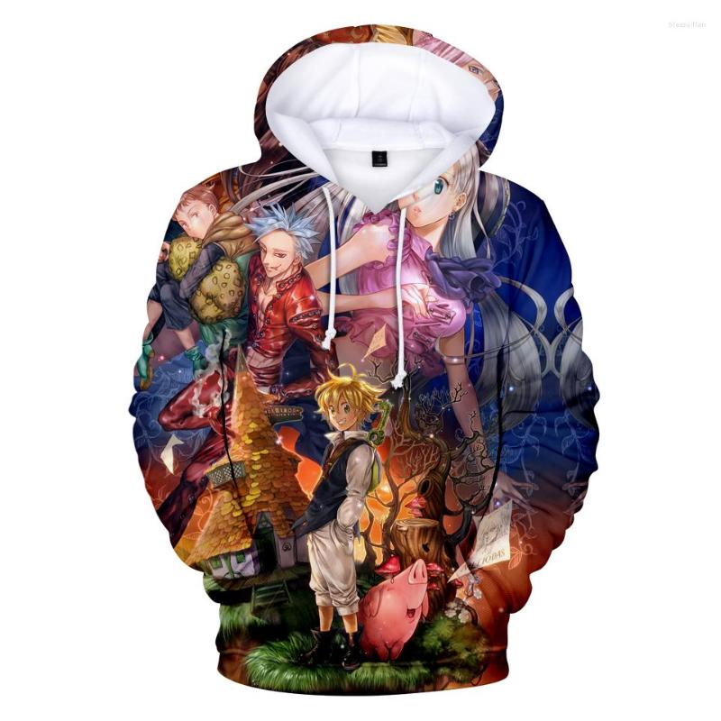 

Men's Hoodies 2022 Nanatsu No Taizai 3D Ultra-Dalian Hoodie High Quality Casual Sweatshirt Apparel Autumn Fashion Pullover