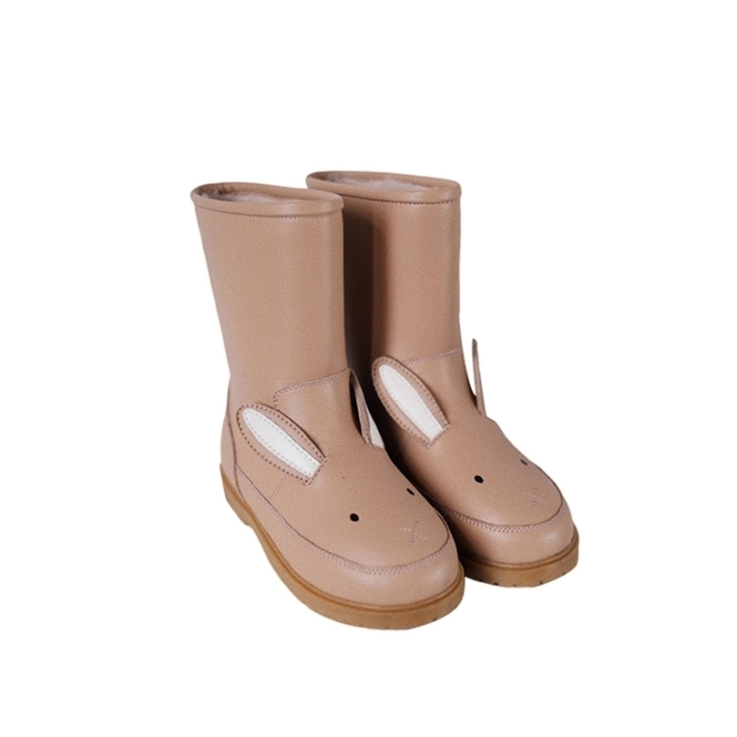 

Boots Genuine Leather Children Short Spring Autumn Cartoon Bunny Baby Girls Ankle Cowhide Boys Snow Size 30 32 221113, Rabbit 2