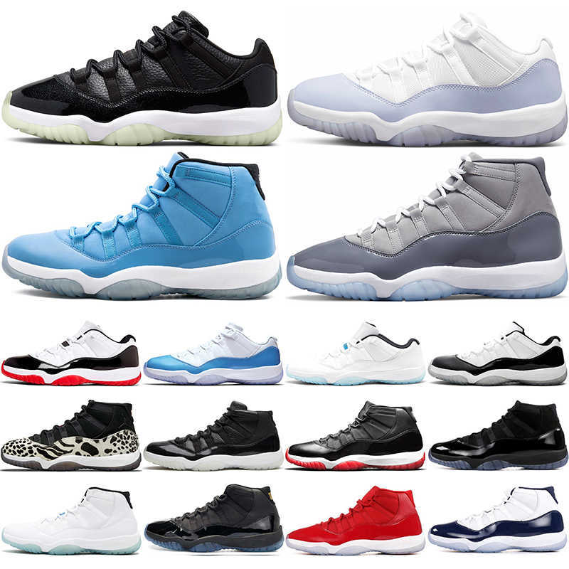 

jumpman 11 11s basketball shoes 72-10 low Pure Violet Pantone Cool Grey Animal Instinct Concord Gamma blue Jubilee unc Bred trainers sports, Box