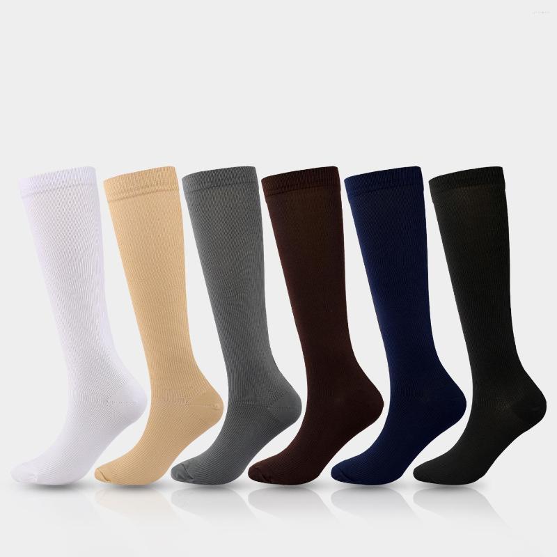 

Men's Socks Compression Stockings For Men Blood Circulation Promotion Slimming Thigh High Anti-Fatigue Comfortable Women Black White