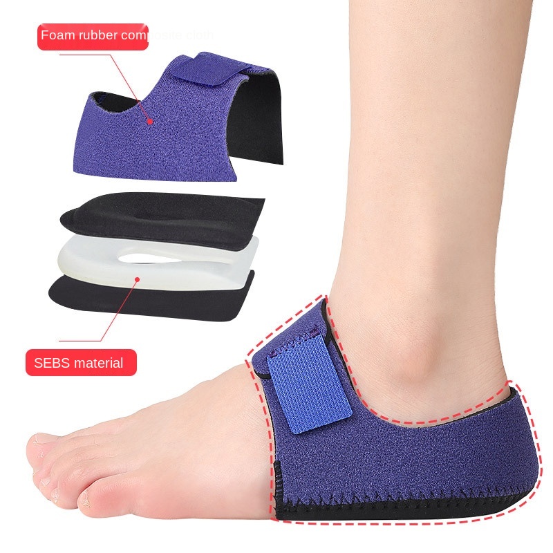 

Gel Heel Pad Pain Relief for Plantar Fasciitis Sock Worn in Shoes Thin Heel Spur Foot Skin Care Protectors Heel Sleeves