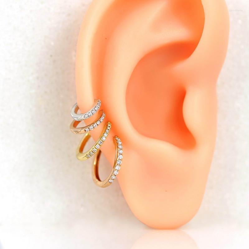 

Hoop Earrings 2022 Cubic Zircon Small For Women Gold Color Circle Wholesale Round Earring Jewelry