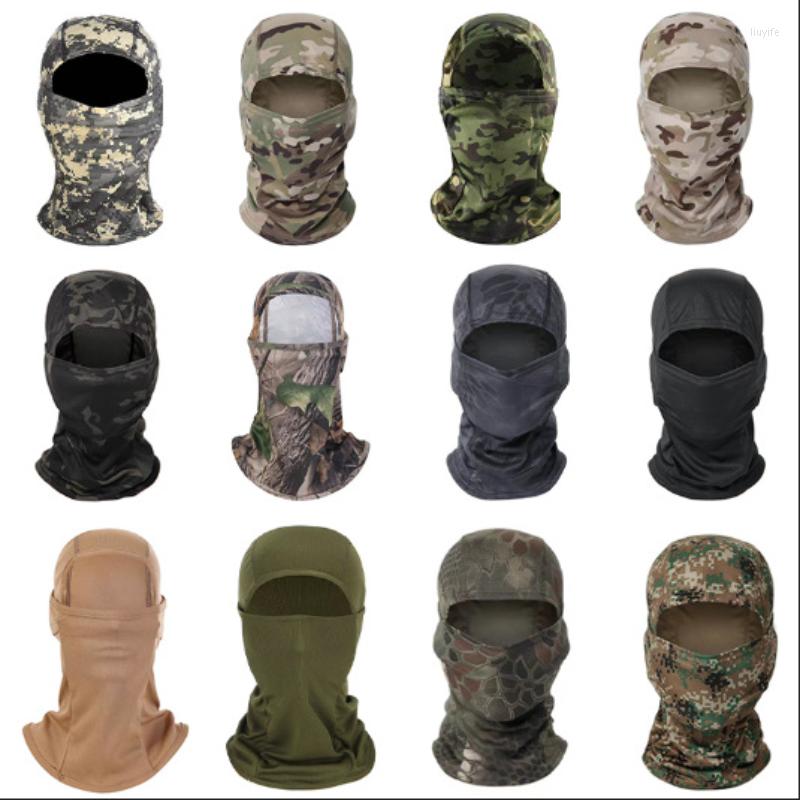 

Bandanas Tactical Camouflage Full Face Mask Wargame CP Military Hat Hunting Bicycle Cycling Army Multicam Neck Gaiter