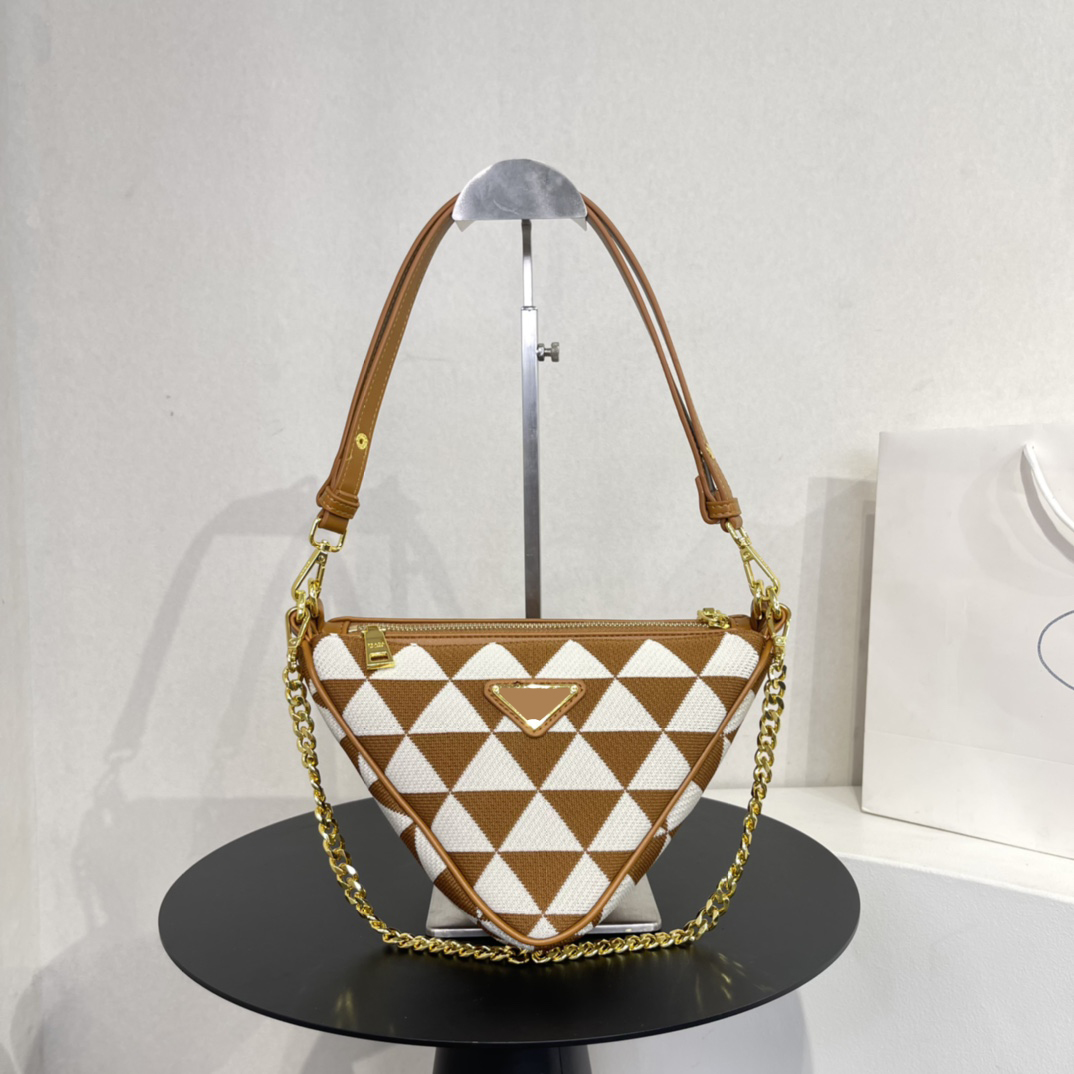 

Evening Bags small Chain Triangle Bag Crossbody Sale 2 piece symbole galleria Fashion Shoulder Clutch Bags Women Handbag Wallets Genuine Leather