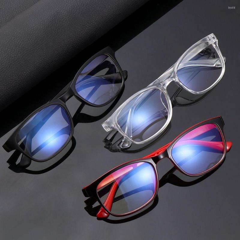 

Sunglasses Fashion Clear Lens Unisex UV400 Computer Eyeglasses Frames Flat Mirror Blue Light Blocking Reading Glasses