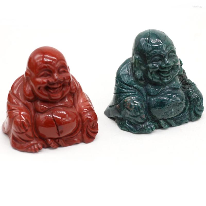 

Jewelry Pouches Natural Stone Decoration Maitreya-Shaped Artificial Ornament Lucky Gift Bed-Room Garden Office Desk Ornaments
