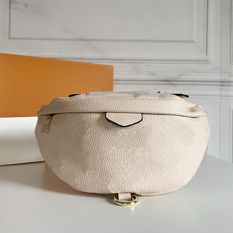 

Designer Bumbag Pocket Men Waist Bag Women Shoulder Bags Leather Embossed Letters Zipper Closure Gold Metal Brand Wallets Fanny Pack, 47*20*9cm