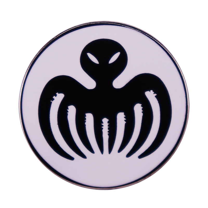 

JameBondSpectre Pin Brooch Cute Anime Movies Games Hard Enamel Pins Collect Metal Cartoon Brooch Backpack Hat Bag Collar Lapel Badges, As picture