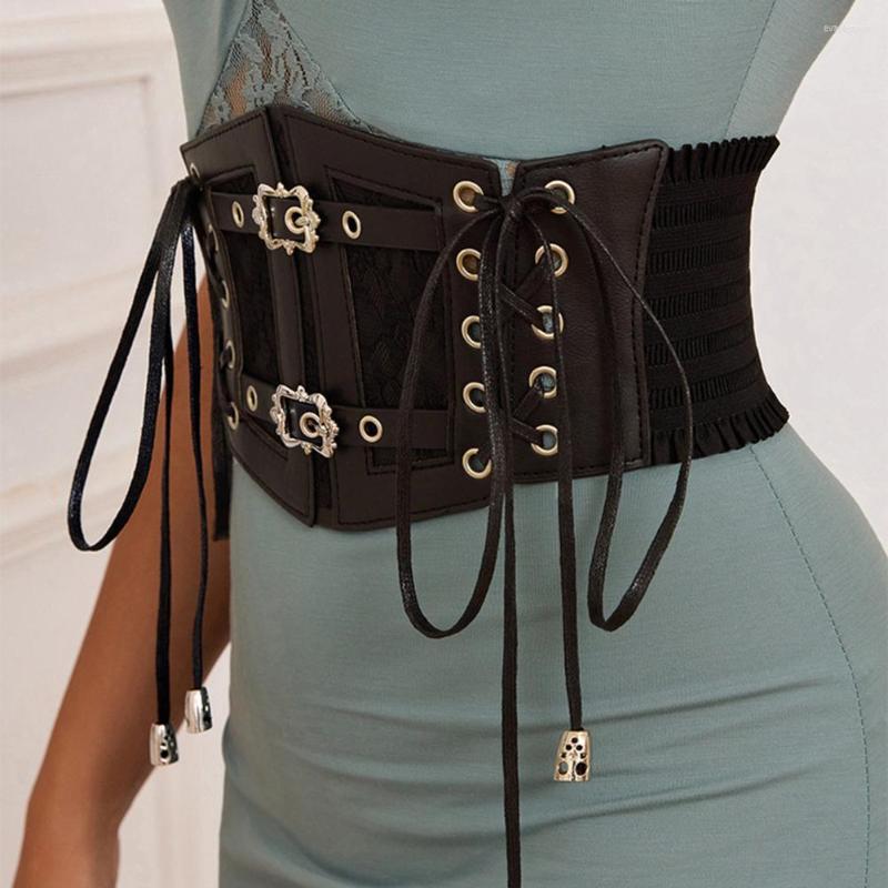 

Belts Waist Cincher Corset Wide Girdle Women Waistband Decorative, Black