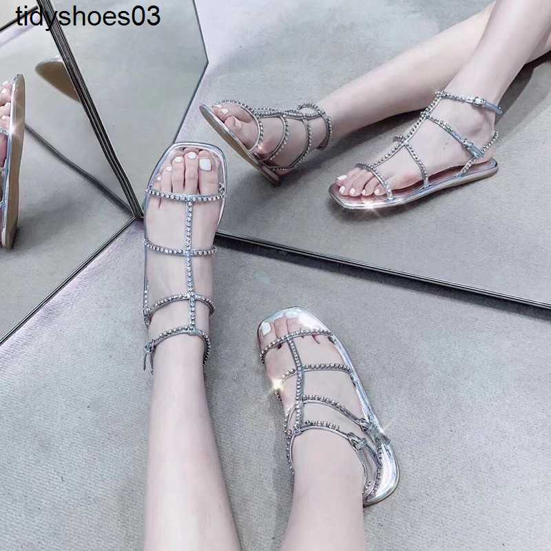 

Women Designers Rois Miu sandals minority design 2021 new Patent leather Mary Jane pumps Mid jeweled heel Size 34-40, Black