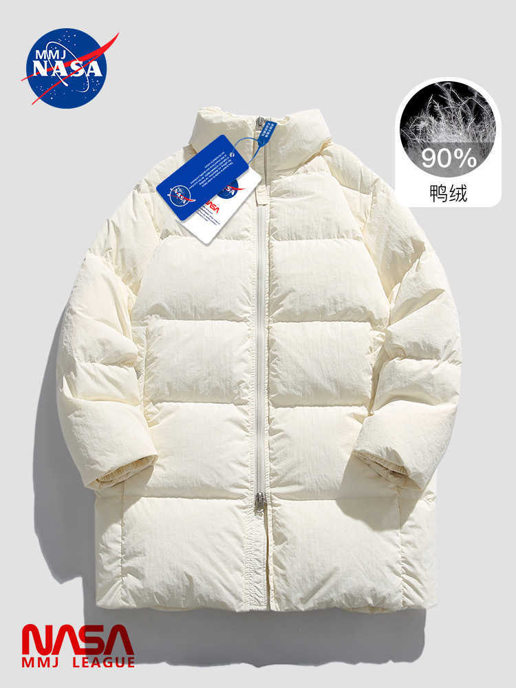 

Down Jacket North Side Ball Is Jointly Named Medium Long Down Jacket for Men and Women. Winter Fashion Brand Outdoor Duck Down, Earth color