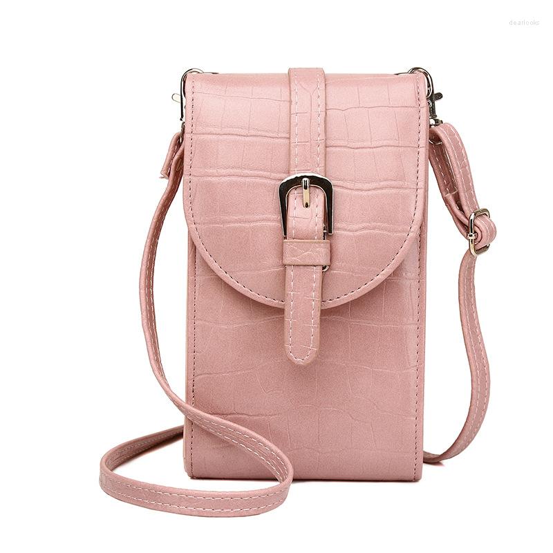 

Evening Bags Mini Crossbody Women Cell Phone Bag Ladies Purse Soft Leather Flap Female Small Messenger Shoulder Bolsa Sac, Black