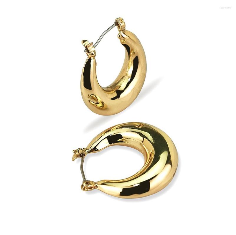 

Hoop Earrings Simple Copper For Women Round Small Hoops Light Punk Jewelry Fashion Brincos 2022 Geometric