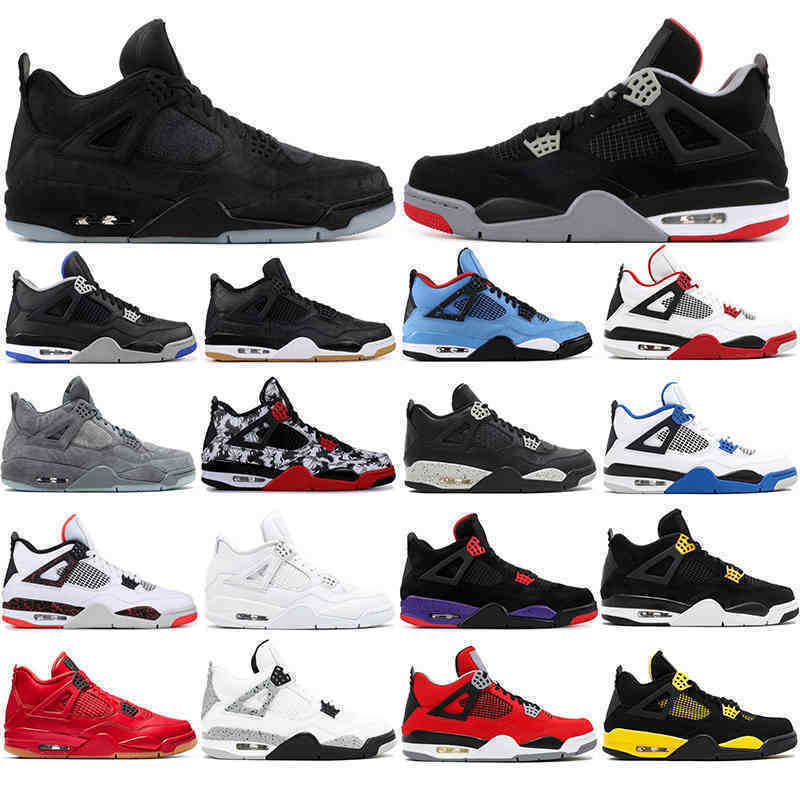 

NK Basketball Shoes Men Sports Sneakers Laser Wings Mens Tattoo Alternat Eminem Pale Citron 2021 Bred 4 4S Iv What The Cactus Jack 9UPM