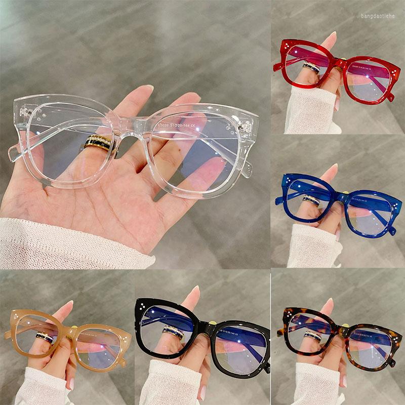

Sunglasses Square Anti Blue Light Glasses Frame Women Men Optical Computer Eyeglasses Frames Office Decoration Fake Eyewear 2022