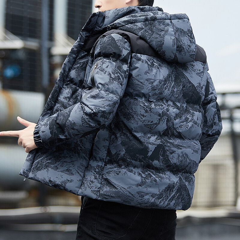 

Men's Down Parkas Down Cotton Jacket For Men in Winter Camouflage Thickened Cotton Jacket For Men's Work Clothes Winter Cotton Jacket 221111, Ptyye001
