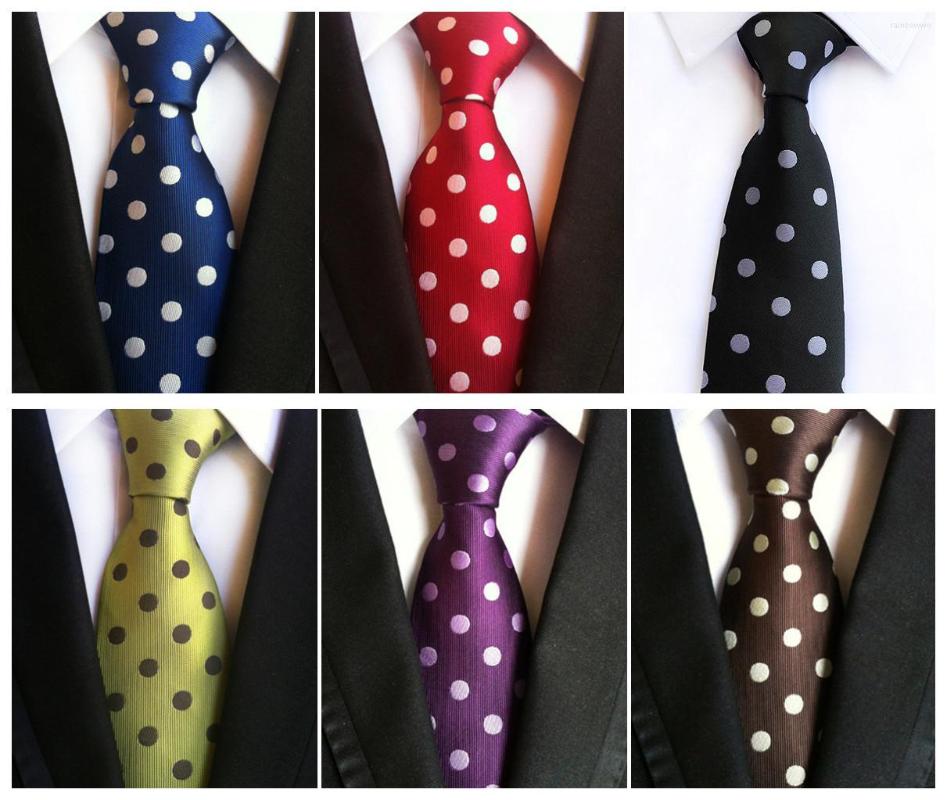 

Bow Ties Boutique Men's Business Unique Design Formal Occasions Dot Tie Fashion Explosion Quality High Polyester Silk