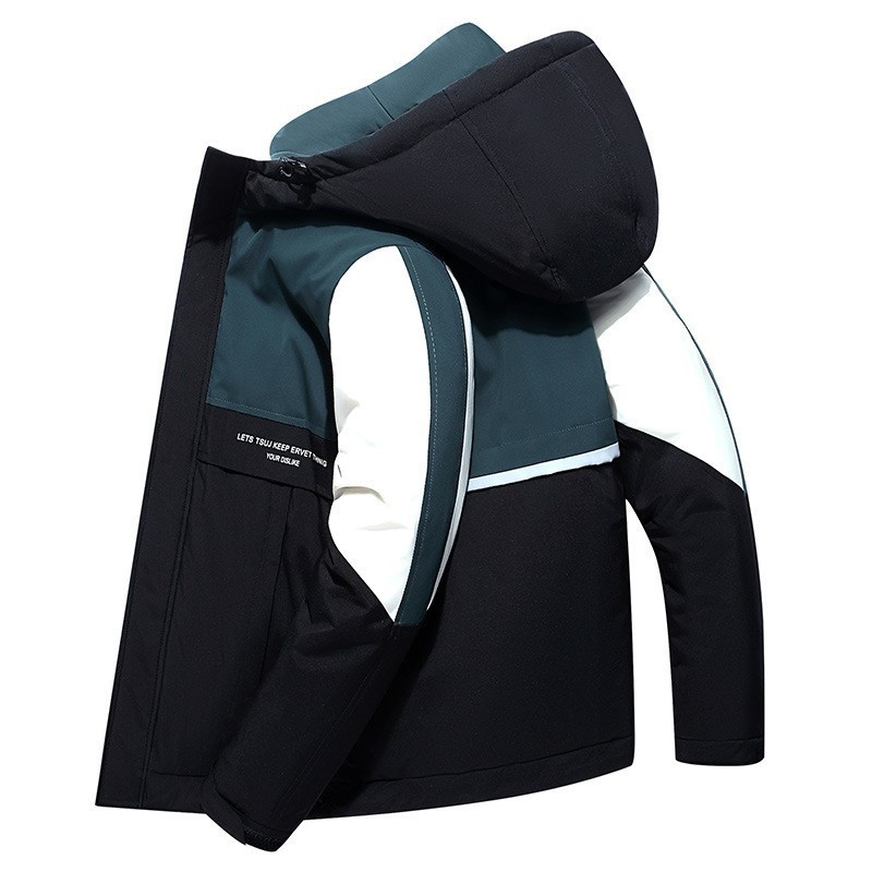 

Men's Down Parkas Winiter Down Jacket Men Warm Coat Short Design Thicken White Duck Down Parka Outerwear Snow Cloth Women Jacket Windproof Coat 221111, Blue