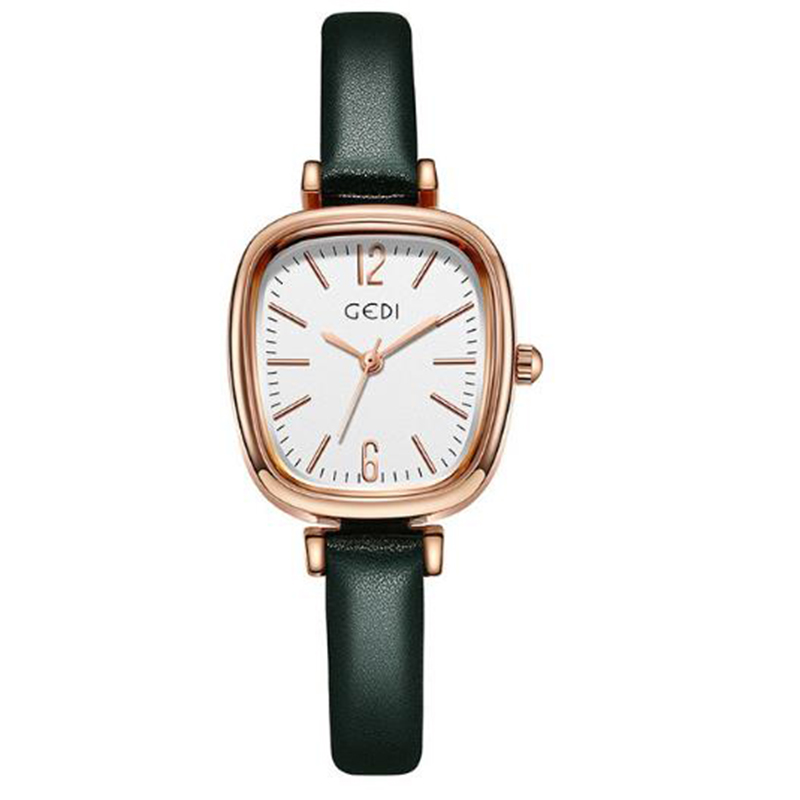 

Gedi New Fall watch Fashion Design Retro Style Quartz Women's Simple Temperament Watch Birthday Gift 51073, Color 1