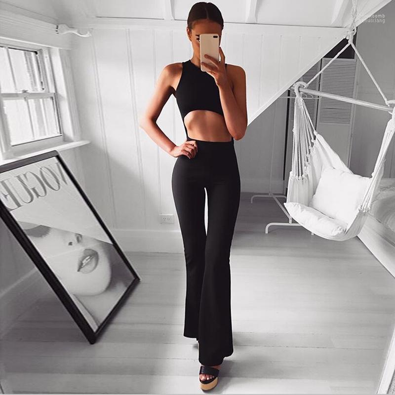 

Women' Pants Women' & Capris 2022 Fashion Trousers Fitness Casual Wide Leg Bell Bottom Legging Flare Solid Slim Palazzo Breathable, Black