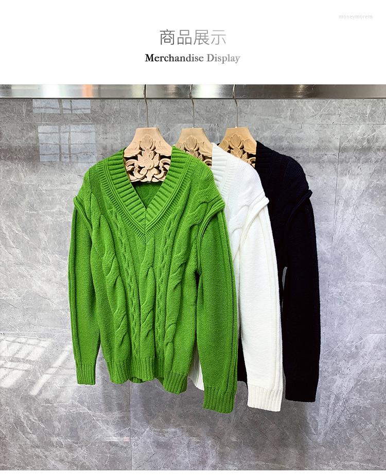 

Men's Sweaters Ad0094 Fashion Men's 2022 Runway Luxury European Design Party Style Clothing, Black