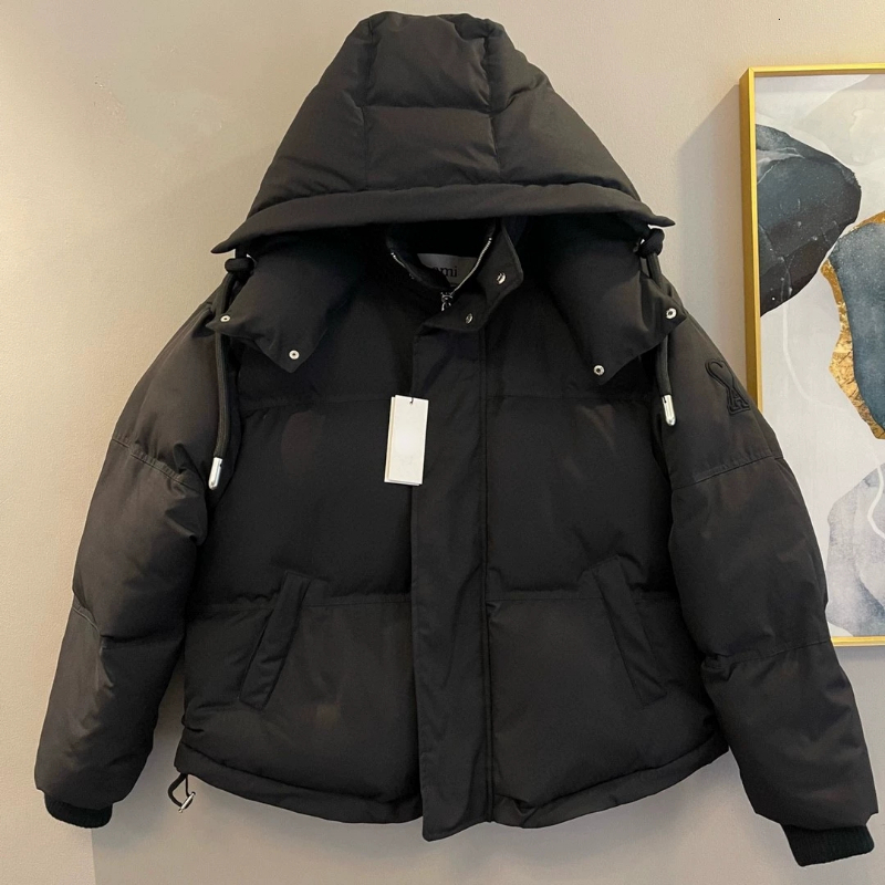 

Men's Down Parkas Brand Winter Down Jacket Men Woman Fashion Hooded Thick Warm Bomber Jacket Outdoor Casual Puffer Jackets Couple Coats 221111, Gray