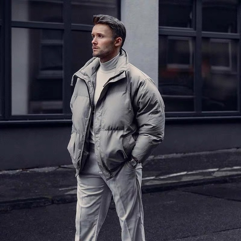 

Men's Down Parkas Super High Quality Down Jacket Cotton Jacket Warm Windproof And Waterproof 1 1 Technology Men's And Women's Winter Warm 221111