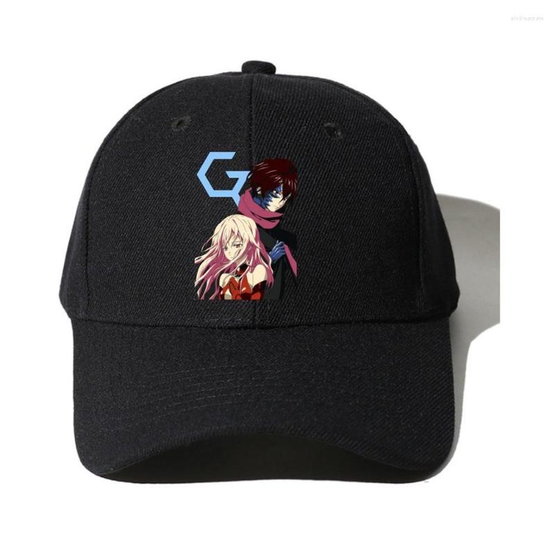 

Berets Guilty Crown Black Adjustable Cotton Baseball Caps Breathable Fashion Leisure Teenager Boy Girl Outdoor Travel Wild Hat