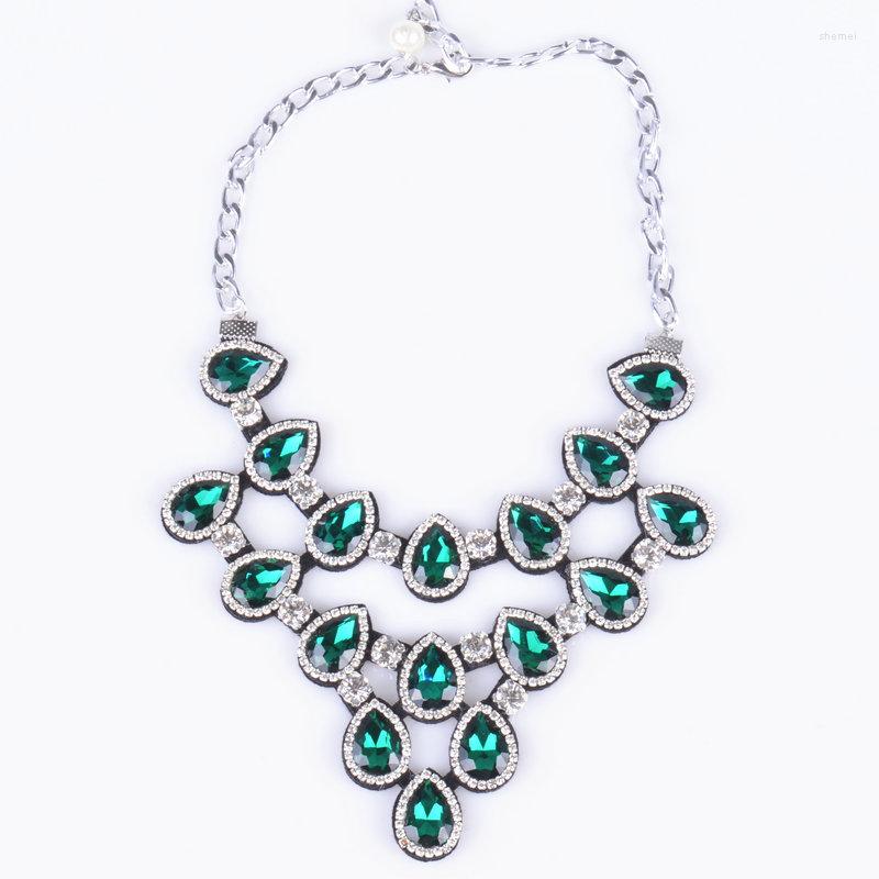 

Choker Arrived Handmade Crystal Romantic Style Collier Necklace & Water Drop Colourful Trendy Collar Necklaces For Women