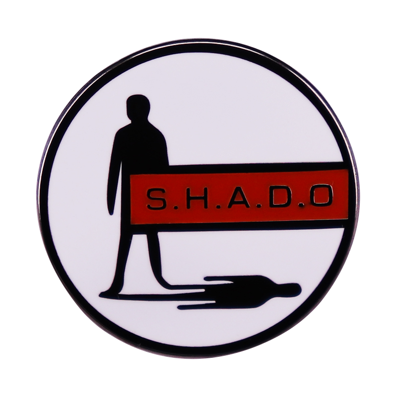 

UFO SHADO Pin Brooch Gerry Anderson TV Series Logo Badge brooches, As picture