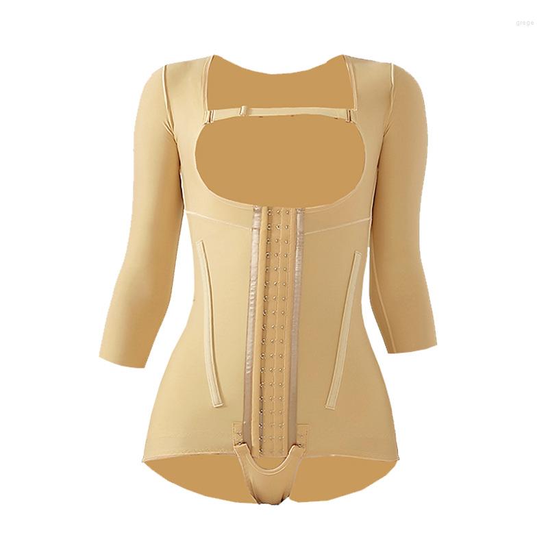 

Women's Shapers Waist And Abdomen Ring Post-Suction Corset Upgraded Girdling Belly Contraction Arm-Closing One-Stage Post-Operation, 61611 skin color