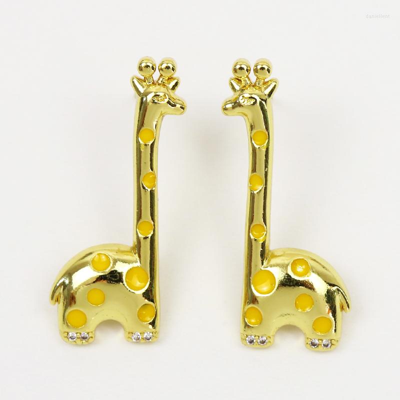 

Stud Earrings 10 Pairs Lovely Giraffe Gold Animial Jewelry Elegant Fashion Gift For Women Jewelry7553